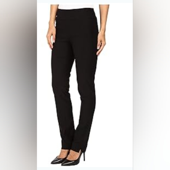 Lisette L Montreal Solid Magical Lycra Slim Pants Black 16 31 - Picture 4 of 9